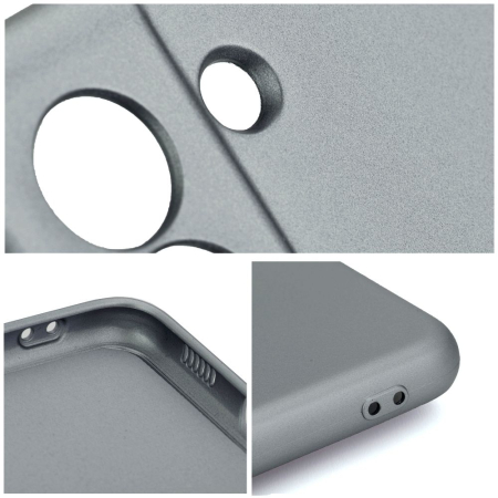 Husa Silicon Metallic Case COMPATIBIL Cu IPHONE 17 PRO MAX - GREY [1]