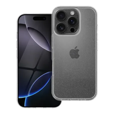 Huse IPHONE - HUSA SILICON Spate 2.0 mm COMPATIBIL cu Iphone 16 PRO - Transparenta Cu Sclipici