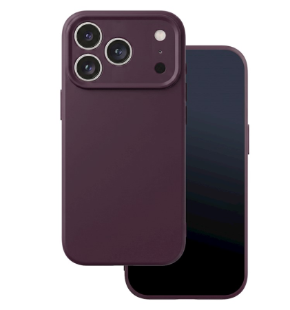 Huse IPHONE - Husa SILICON CASE COMPATIBIL CU IPHONE 17 PRO MAX / 18 PRO MAX - DARK CHERRY