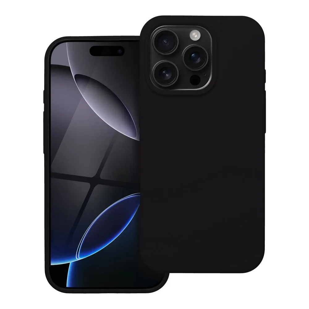 Huse IPHONE - Husa SILICONE CASE Compatibil Cu IPHONE 16 PRO MAX - NEGRU
