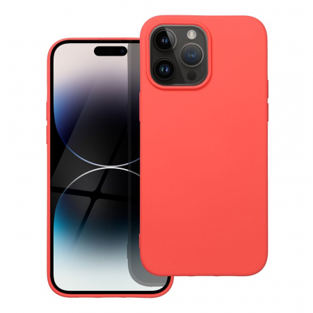 Huse IPHONE - Husa SILICONE CASE IPHONE 14 PRO MAX - ROZ