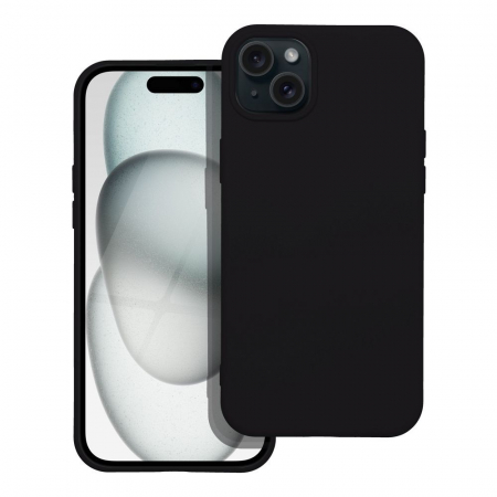 Huse IPHONE - Husa SILICONE CASE IPHONE 15 - NEGRU