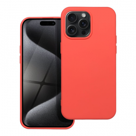 Huse IPHONE - Husa SILICONE CASE IPHONE 15 PRO MAX - PEACH