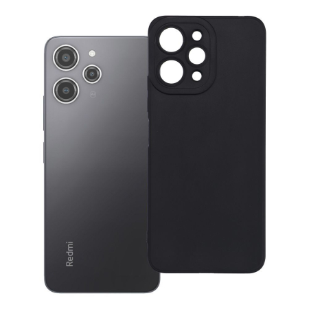 Huse XIAOMI - Husa Silicon MATT CASE Compatibil Cu XIAOMI Redmi 12 4G / 5G - NEGRU / BLACK