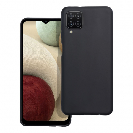 Huse SAMSUNG - Husa Silicon MATT CASE Compatibil Cu SAMSUNG A12 / A125 / A127 - NEGRU