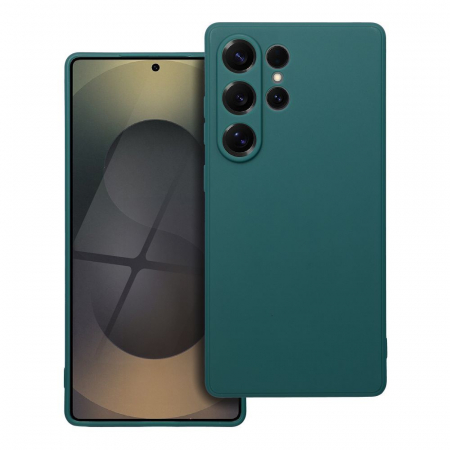 Huse SAMSUNG - Husa Silicon MATT CASE Compatibil Cu SAMSUNG S25 Ultra / S938 - VERDE INCHIS
