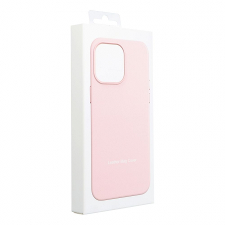Husa Leather Mag Cover COMPATIBIL cu IPHONE 16 PRO - ROZ [2]