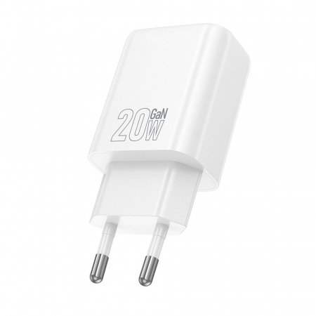 Încărcător de Priza Hoco USB C QC PD 20W N60 - ALB [1]