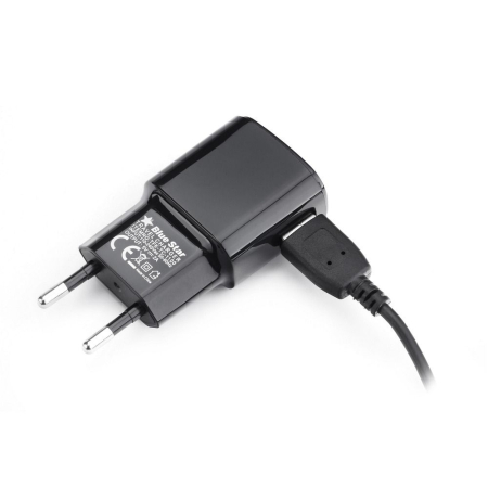 INCARCATOR de retea BLUE STAR LITE 2A 10W cu Cablu Micro USB - NEGRU [2]