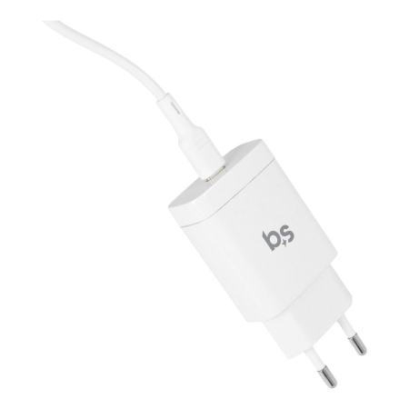 Încărcător Retea Blue Star USB C QC3.0 PD 3A 18W + cablu USB C la Lightning TFK-TC-1099C - ALB [3]