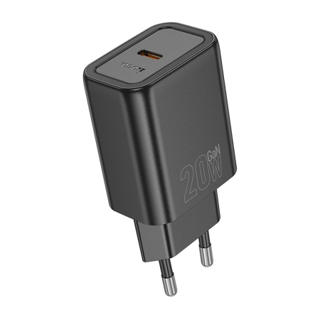 Încărcător de Priza Hoco USB C QC PD 20W N60 - NEGRU [1]