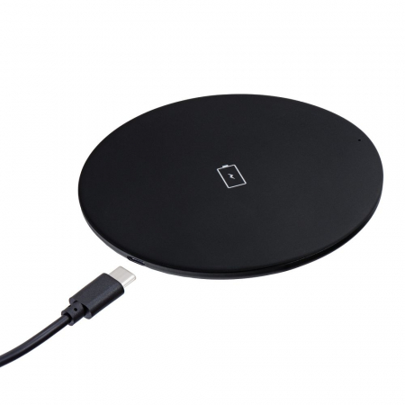 Incarcator Wireless FORCELL Tip C 15W QC  - NEGRU [2]