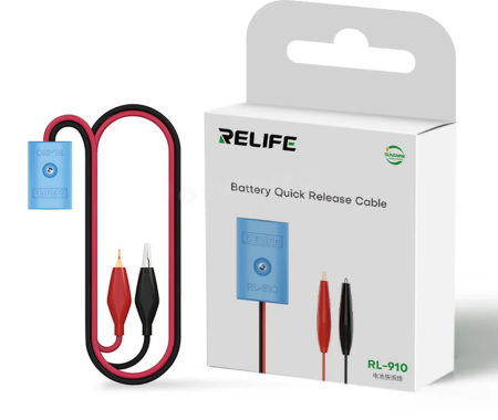 PENTRU SERVICE . - Instrument de îndepărtare a benzii adezive RELIFE RL-910 pentru bateria iPhone Seria 16