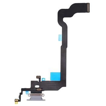 Piese IPHONE - Modul banda flex mufa Incarcare Iphone X Negru ALB