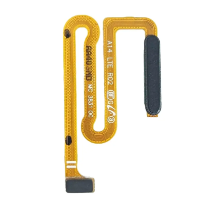Piese pentru SAMSUNG - Banda Flex cu Senzor AMPRENTA COMPATIBIL cu SAMSUNG A14 4G / A145 - NEGRU