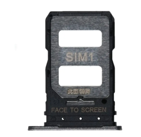 Piese pentru XIAOMI - Suport SIM COMPATIBIL Cu XIAOMI 14T PRO - TITANIUM GREY