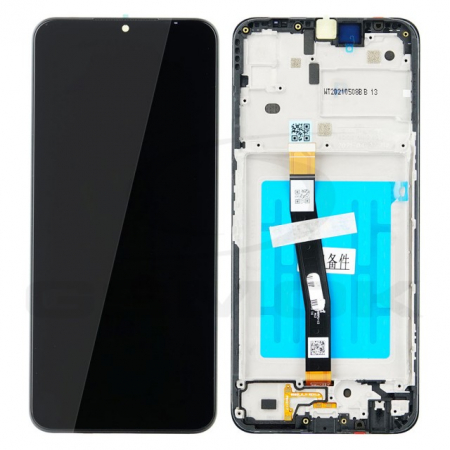 Galaxy A - Ecran Display Samsung A22 5G 2021 / A226 ORIGINAL Service Pack - NEGRU