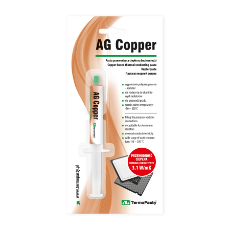 Surubelnite - Pasta Termoconductoare Tip Seringa AG Copper 1,5 ML
