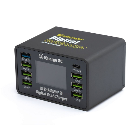 PENTRU SERVICE . - STATIE INCARCARE MECHANIC iCharge 8C – PD și QC3.0