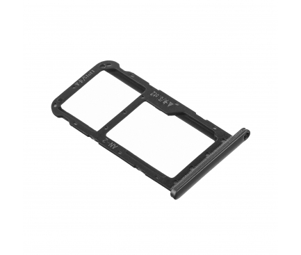 Piese COMPATIBILE CU HUAWEI - Suport usita SIM Huawei P20 Lite Negru BLACK USITA SIM