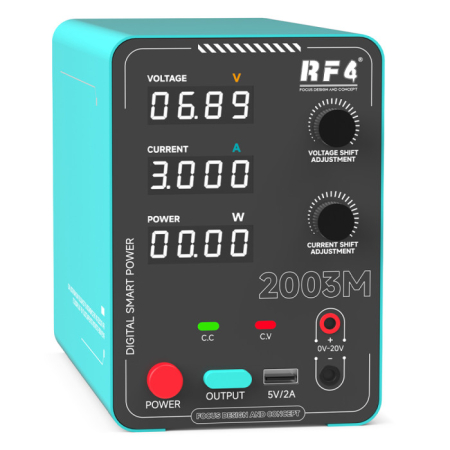 Instrumente si Consumabile - Sursă de Alimentare Digitală de Laborator RF4 RF-2003M (20V / 3A / 60W)