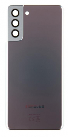 Capace spate - Capac baterie cu geam camera Samsung S21 PLUS 5G / G996 Service Pack - PHANTOM SILVER