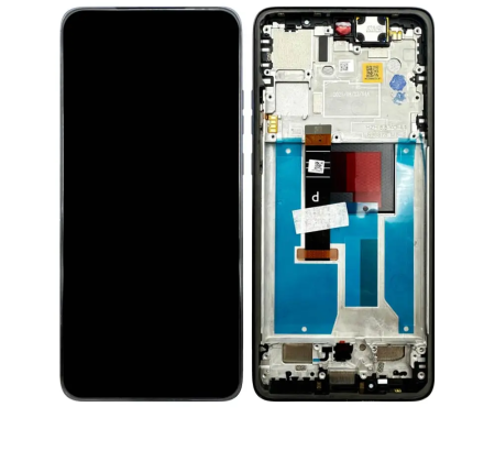 MOTOROLA SERVICE PACK - Ecran / Display MOTOROLA EDGE 60 Neo Service-Pack cu Rama - Grisaille / Gri