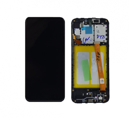 Ecrane Pentru SAMSUNG - Ecran Display Samsung A20e 2019 / A202 Service Pack - NEGRU