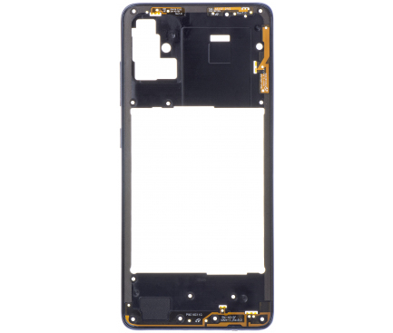 Carcase Mijloc - Carcasa mijloc COMPATIBIL cu SAMSUNG A51 / A515 NEGRU
