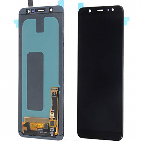 Galaxy A - Ecran Display Samsung A6 Plus / A605 2018 Service Pack cu Rama - NEGRU