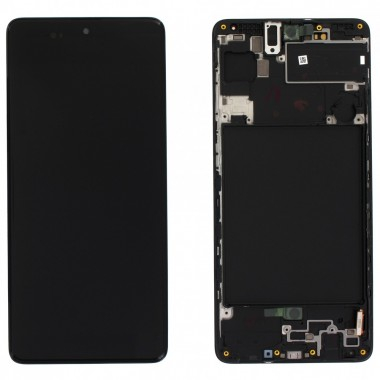 A71 2020 / A715 - Ecran Display Samsung A71 / A715 2020 Service Pack - NEGRU