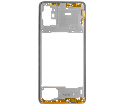 Carcase Mijloc - Carcasa mijloc COMPATIBIL cu SAMSUNG A71 / A715 Silver