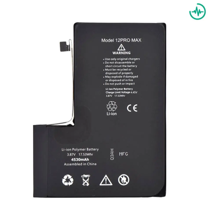 Acumulatori Pentru Iphone - Acumulator Auto Diagnostic Capacitate Marita COMPATIBIL cu Iphone 12 Pro Max 4530mAh