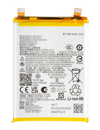 Acumulatori Pentru Motorola - Acumulator COMPATIBIL Cu MOTOROLA Edge 50 Fusion QC50 5000mAh