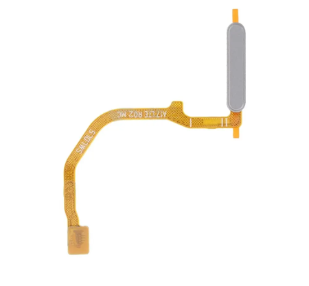 Piese SAMSUNG - Buton cu banda flex si senzor amprenta SAMSUNG A17 4G / A175 SERVICE PACK - GREY