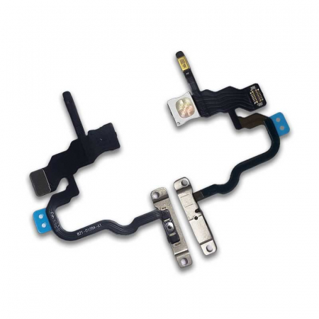 Piese IPHONE - Banda flex cu Buton pornire si Blitz pentru camera spate COMPATIBIL Cu IPHONE X