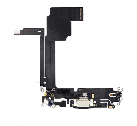 Piese IPHONE - Banda flex Incarcare COMPATIBIL cu IPHONE 15 Pro MAX - Negru