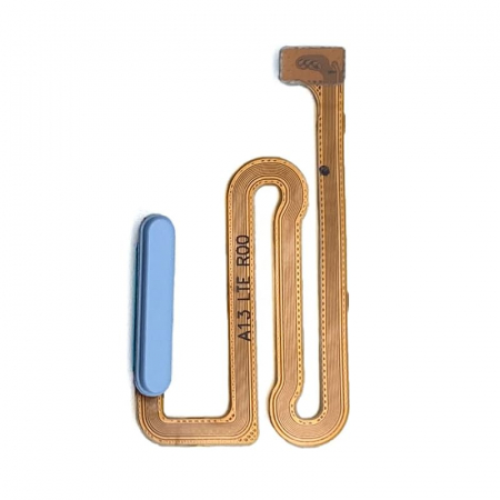 Piese SAMSUNG - Banda flex si senzor amprenta COMPATIBIL cu SAMSUNG A13 4G / A137 / A135 - ALBASTRU