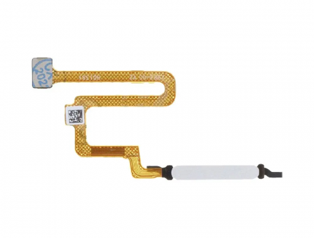 Piese XIAOMI - Buton cu banda flex si senzor amprenta COMPATIBIL Cu REDMI Note 11 Pro 4G / 5G - WHITE