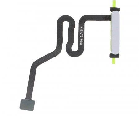 Piese SAMSUNG - Buton cu banda flex si senzor amprenta COMPATIBIL Cu SAMSUNG A16 4G / A165 - LIGHT GRAY