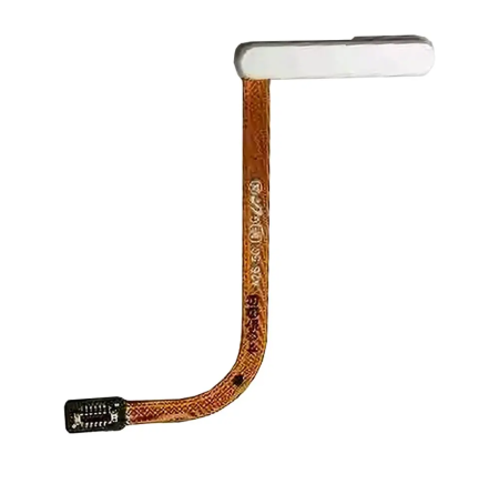 Piese pentru SAMSUNG - Buton cu banda flex si senzor amprenta COMPATIBIL Cu SAMSUNG A26 5G / A266 - WHITE
