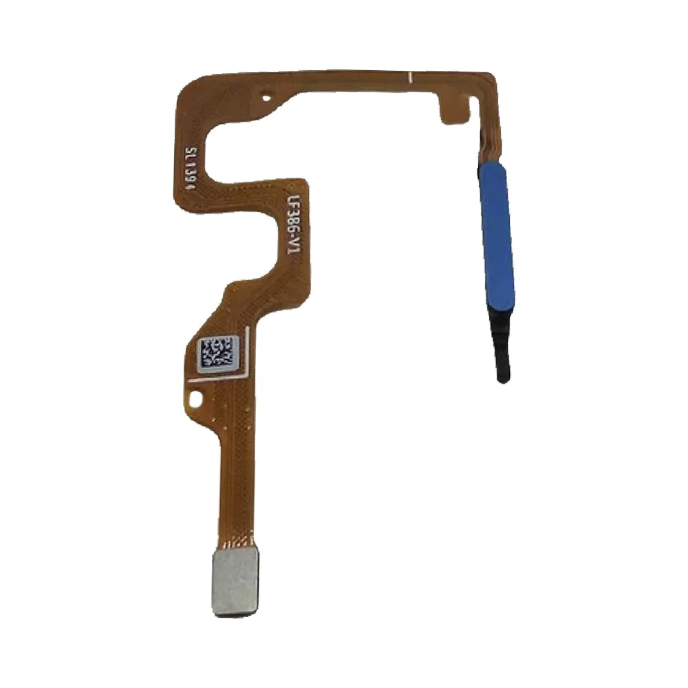 Piese COMPATIBILE CU HUAWEI - Buton cu banda flex si senzor amprenta COMPATIBIL cu HONOR X7 4G / X7A - ALBASTRU