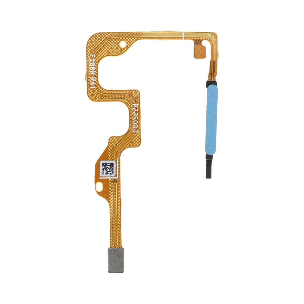 Piese COMPATIBILE CU HUAWEI - Buton cu banda flex si senzor amprenta COMPATIBIL cu HONOR X8 5G / X6 5G / 70 LITE / X7b - ALBASTRU