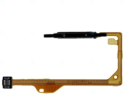 Piese si Componente - Buton cu banda flex si senzor amprenta COMPATIBIL cu P Smart 2021 - Black