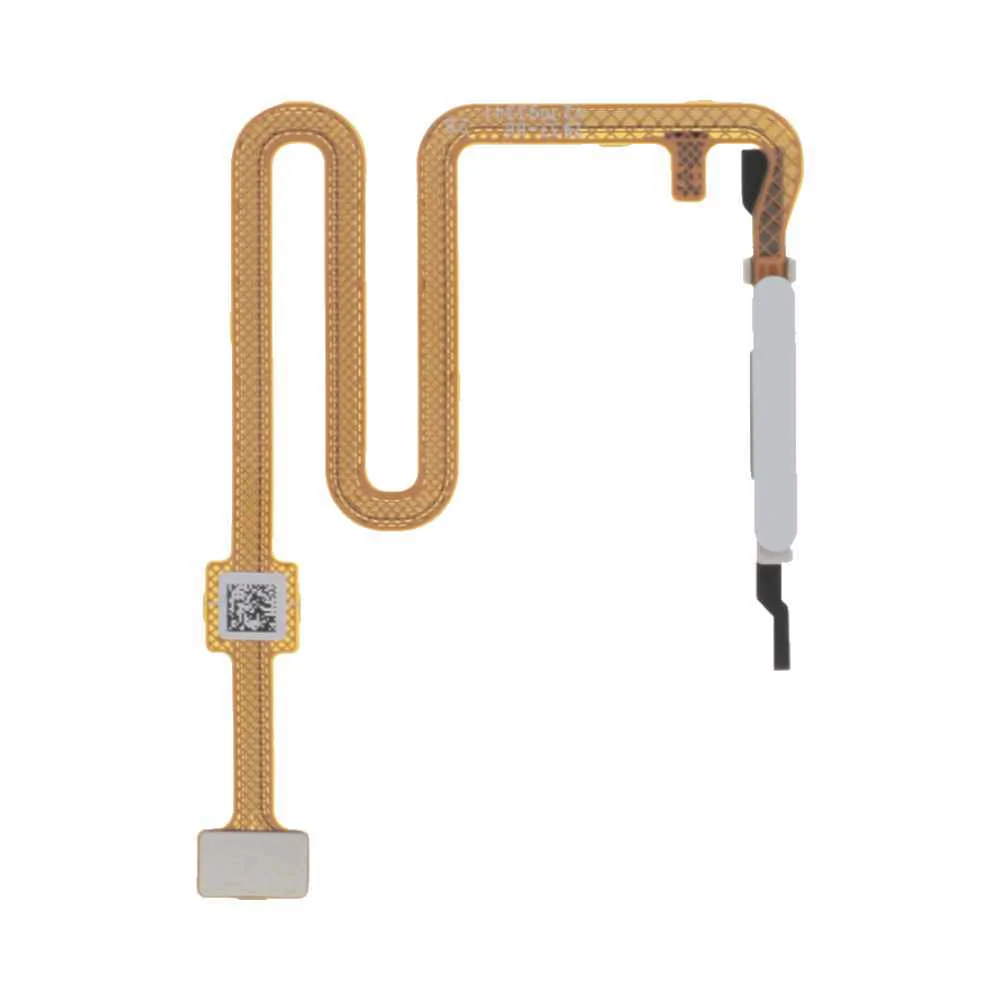 Piese SAMSUNG - Buton cu banda flex si senzor amprenta Samsung A05s / A057 Service Pack - Silver