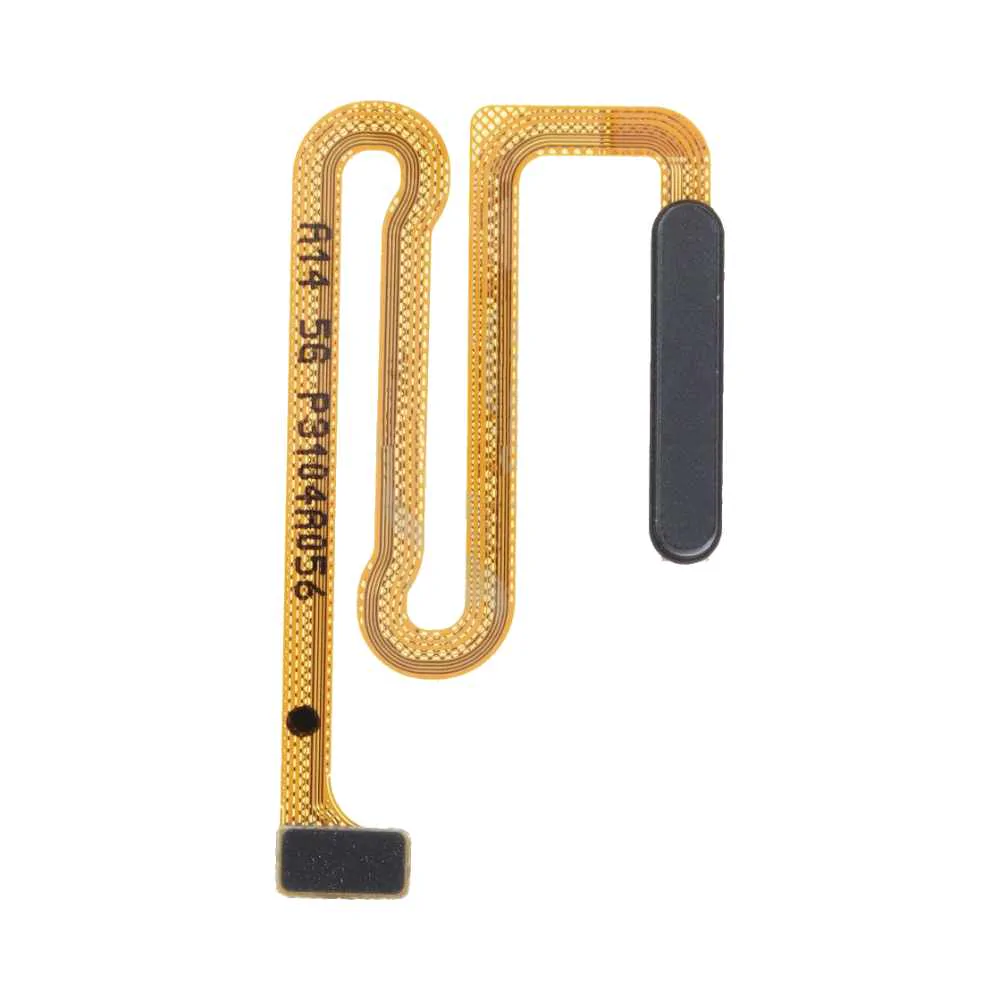 Piese SAMSUNG - Buton cu banda flex si senzor amprenta COMPATIBIL Cu SAMSUNG A14 5G / A146P - NEGRU