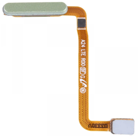 Piese SAMSUNG - Buton cu banda flex si senzor amprenta COMPATIBIL Cu SAMSUNG A24 4G / A245 - VERDE
