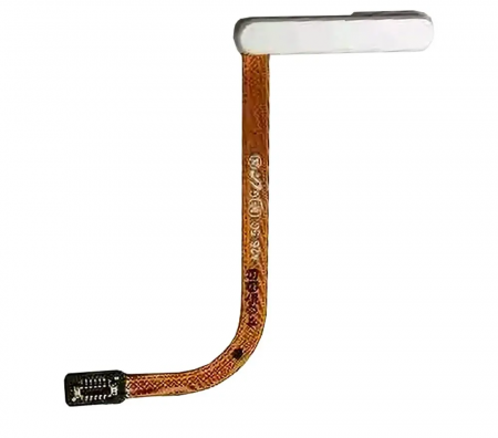 Piese SAMSUNG - Buton cu banda flex si senzor amprenta SAMSUNG A26 5G / A266 SERVICE PACK - WHITE