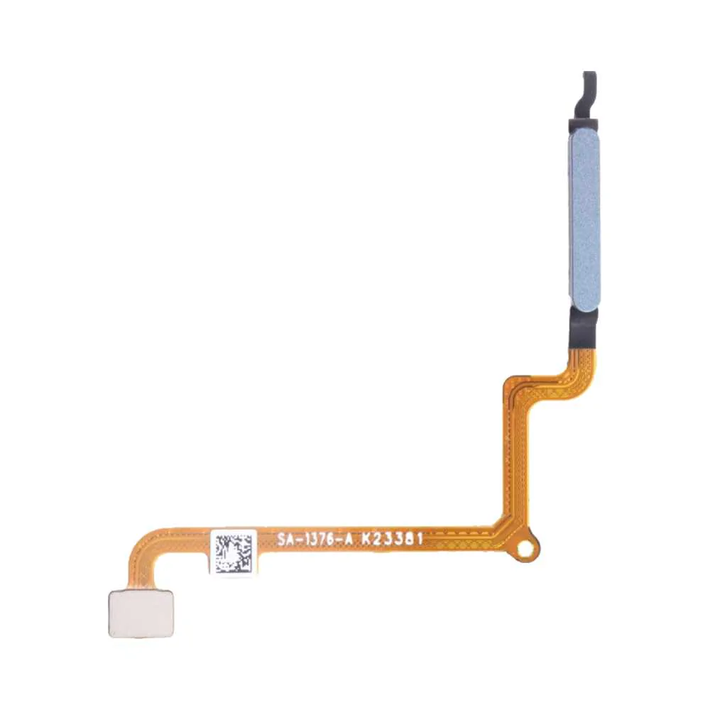 Piese XIAOMI - Buton cu banda flex si senzor amprenta COMPATIBIL cu Xiaomi Redmi 13C - ALBASTRU