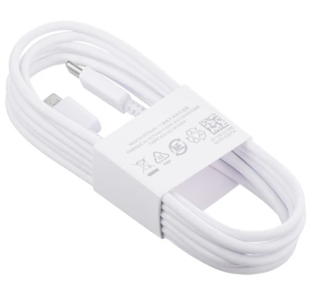 Cablu IPHONE - Cablu de date si Incarcare EP-DW767JWE Samsung USB-C / USB-C 1.8m 3A ALB - BULK